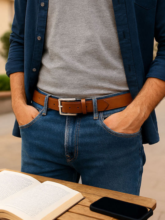 Men's Belt Tabac Brown