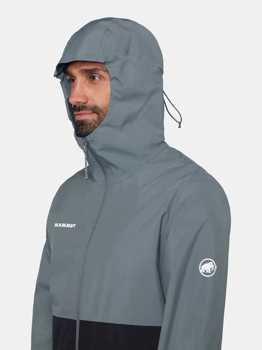 Herren Jacken Hardshell Wasserdicht und Winddicht Schwarz Strata