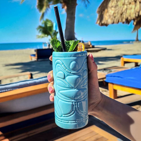 Mikamax Set 4 Tiki Becher Tropische Cocktails Mm04070
