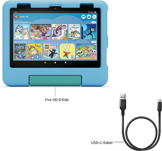 Amazon Fire HD 8 Kids Pro (2024) 8" Tablet (3GB/32GB) Jungle Cat