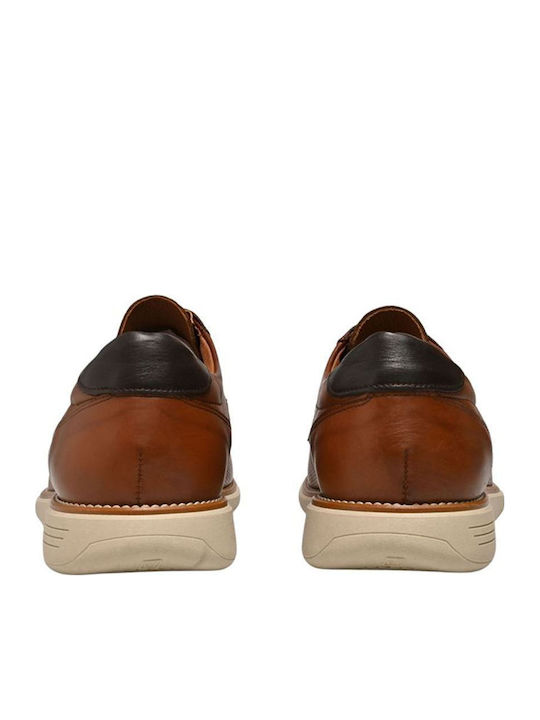 Leather Men's Casual Shoes Tabac Brown