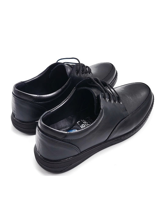 Leather Men's Casual Shoes Black