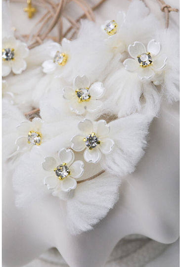 Kymi Christening Charm White Bracelet 50 Pieces