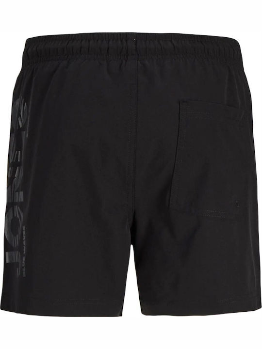 Jack & Jones Costum De Baie Pentru Copii Pantaloni Scurți De Înot Negri
