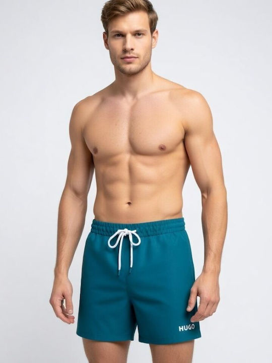 Haiti Men's Swimwear Shorts Medium Green / Blue