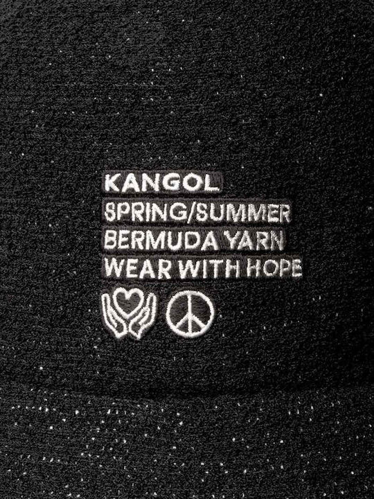 Kangol Υφασμάτινo Ανδρικό Καπέλο Μαύρο