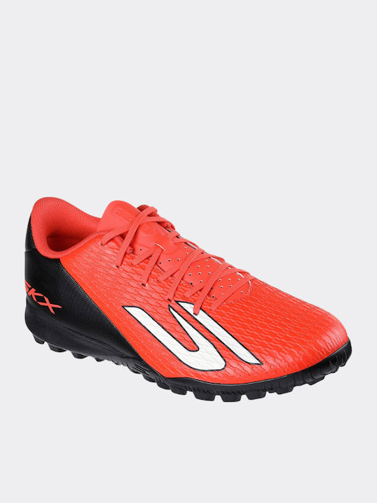 Skechers Skx 2 Club Tf Football Shoes with Molded Cleats TF Red