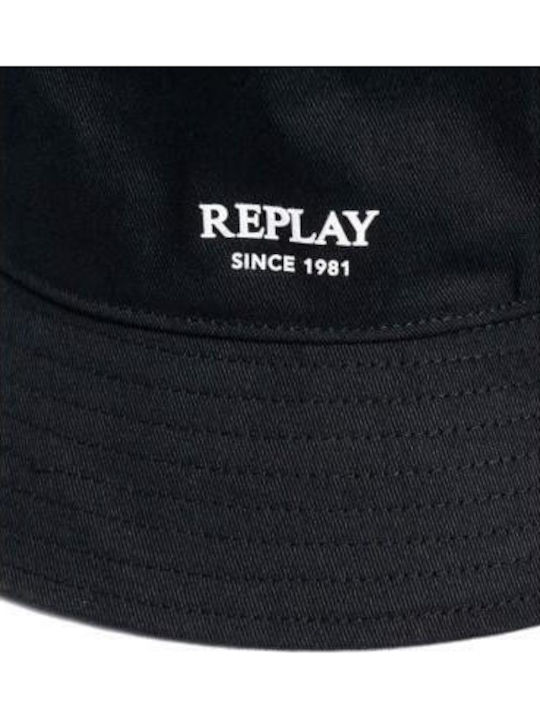 Replay Καπέλο Bucket Μαύρο