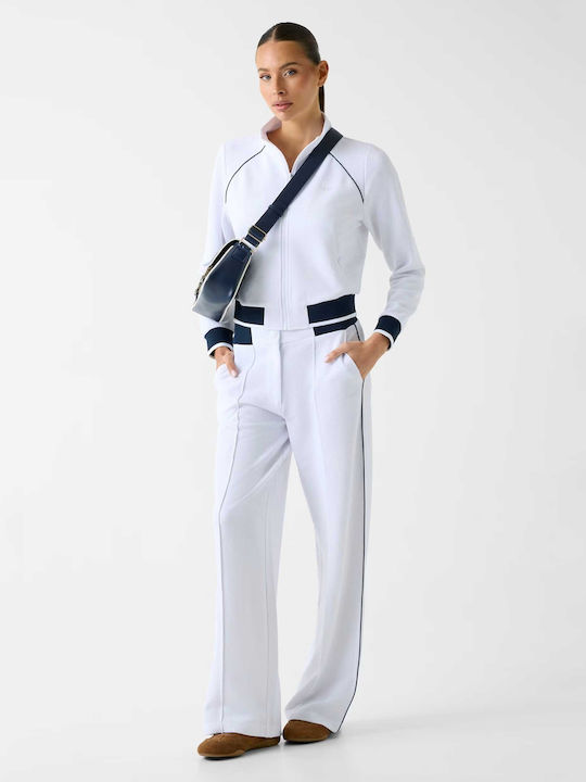 Sweatpants White/Blue