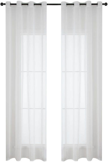 Beauty Home Curtain with Ecru Grommets 140x270cm