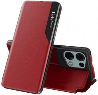 Book-style Case Oppo Reno8 Pro Stand Desk Holder Set Sticker Efold Red