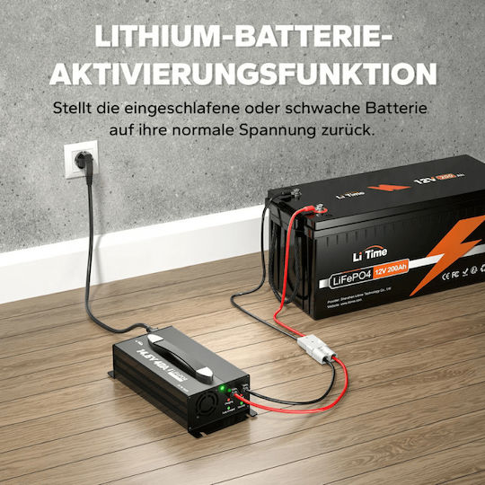 Litime Încărcător Redresor 12V 14.6V 40A Pentru Baterii Lifepo4 Cu Mâner Montabil