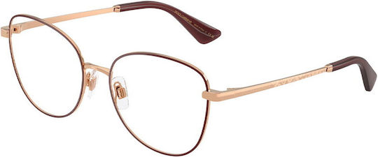 Dolce & Gabbana Brillengestelle mit Rezept Dg1355 1333 55 Größe 55 Mm