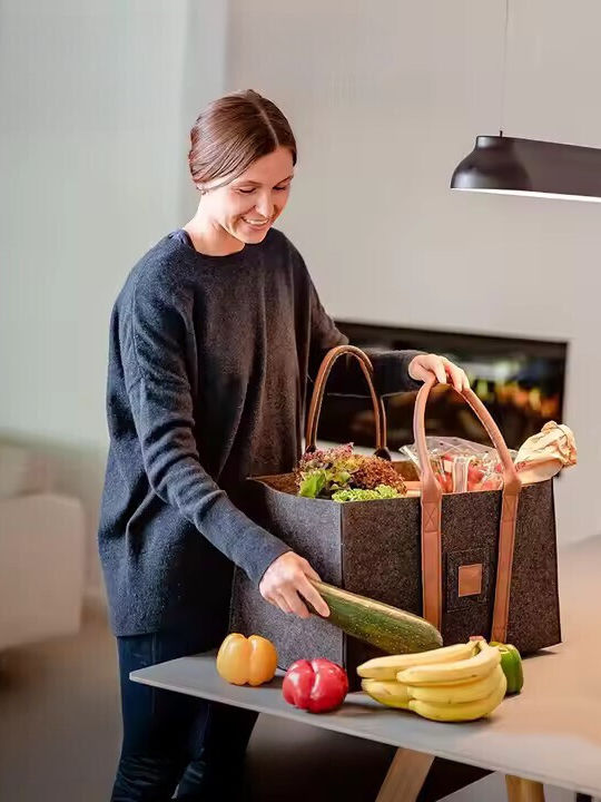 Alista Home Металик Кошница За Съхранение На Дърва 50x34x32см Сива