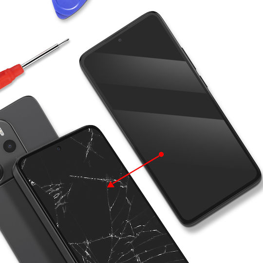Clappio Full Lcd Replacement Screen Redmi Note 14 4g Chassis Black