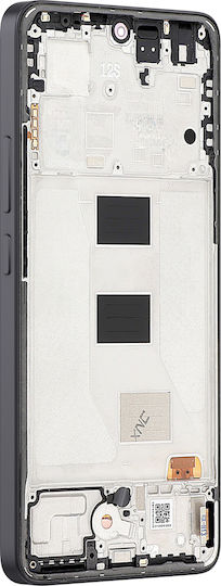 Clappio Пълен Екран Xiaomi Redmi Note 14 5G OLED Панел Стъкло Рамка Черен