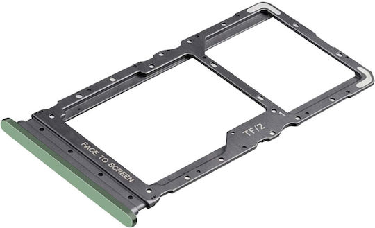 Clappio Sim Tray Redmi 15 5g 4g Хибридна Двойна Nano Sim Microsd Слот Зелен
