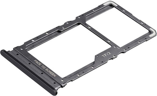Clappio Sim Tray Redmi 15 5g 4g Hybrid Dual Nano Sim Microsd Slot Black