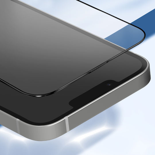 Avizar Displayschutzfolie Iphone 17e Gehärtetes Glas 2.5d Mit Abgeschrägten Kanten Transparent Schwarz