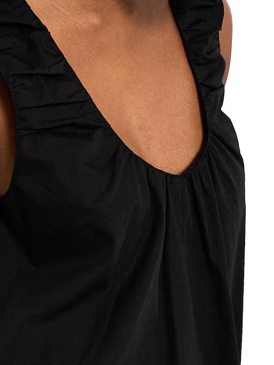 Sommer Maxi Abendkleid Schwarz