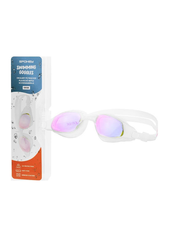 Spokey Swimming Goggles Adults with Anti-fog Lenses White
