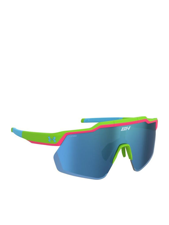 Under Armour Pro Ochelari De Soare Pentru Bărbați Cu Culoare Verde De Cadru Și Culoare Verde De Lentilă