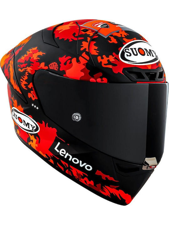 Suomy S1-XR Bagnaia Replica 2025 Матиран Каска За Мотор Full Face ECE 22.06 / FIM 1400 гр с Pinlock