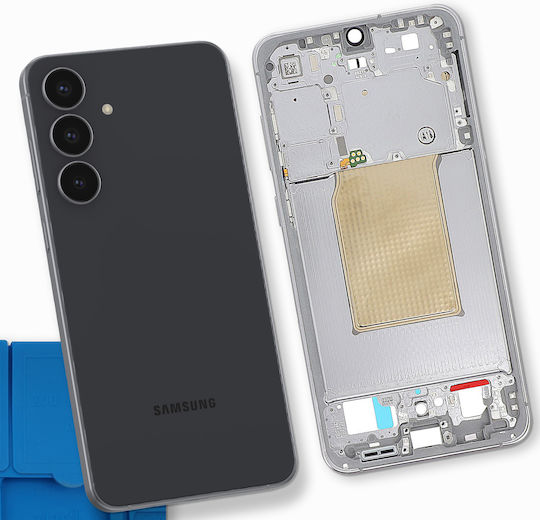 Samsung Original Cadru Central Galaxy S25 Fe Pachet Service Negru