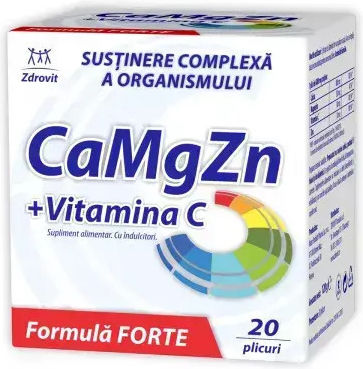 Zdrovit Camgzn + Vitamin C mit Vitamin C 20 Umschläge