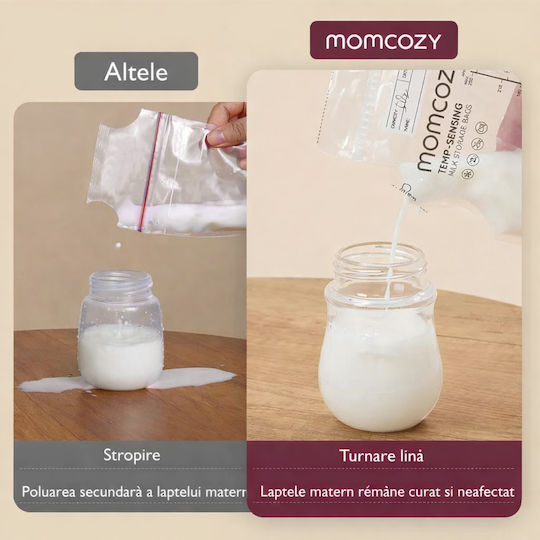 Momcozy Σακουλάκια Αποθήκευσης Μητρικού Γάλακτος 240ml 120τμχ