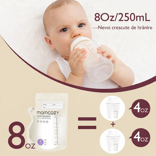 Momcozy Σακουλάκια Αποθήκευσης Μητρικού Γάλακτος 240ml 120τμχ