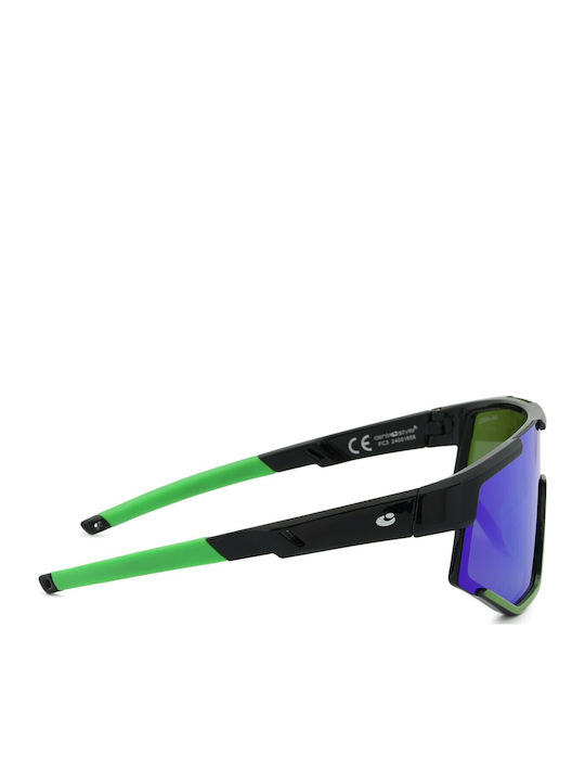 Centrostyle Παιδικά Γυαλιά Ηλίου με Polarized Καθρέφτη Φακό Μαύρα