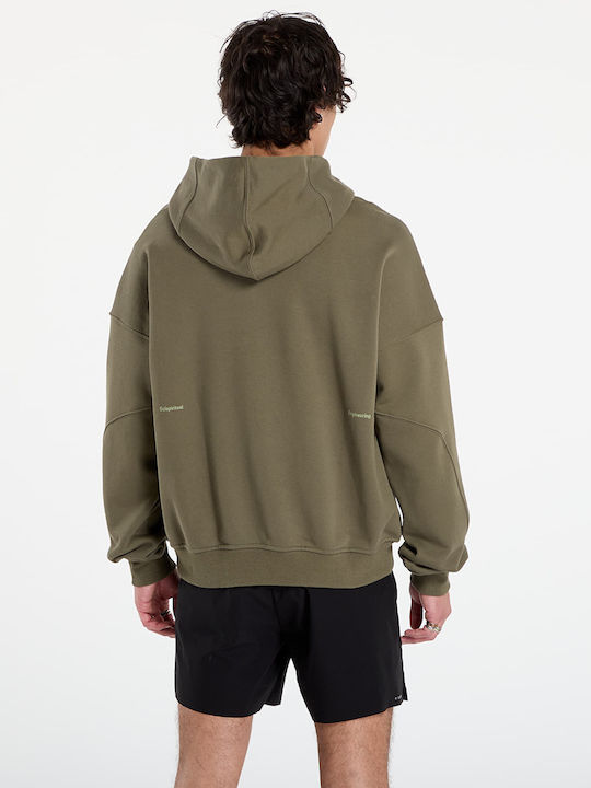 Sweatshirt with Hood Olive Strata