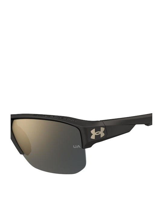 Under Armour Ochelari de Soare pentru Bărbați cu Ramă Neagră și Lentilă Neagră