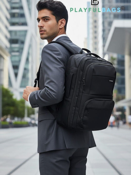 Playful Bags Backpack for Laptop in Black Colour