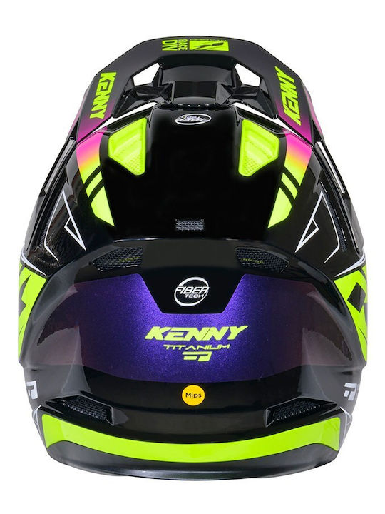 Kenny MX Titanium Gradient Лилав Каска Мотокрос ECE 22.06 1250гр