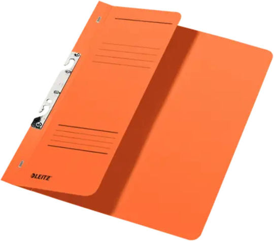 Leitz Lever Arch File Leitz 1/2 Cardboard A4 Punched 170 Sheets Orange