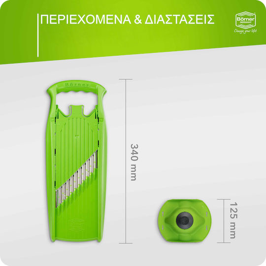 Borner Cutter Ondulat Powerline Mâner De Siguranță Verde