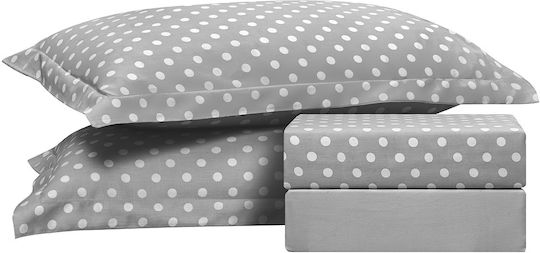 Beauty Home 10101 Module Cearceafuri De Pat Dublu 4 Bucăți 200x260 Cm Gri