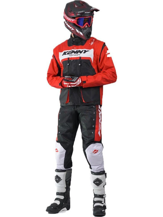 Kenny MX Track Winter Men's Riding Jacket Red