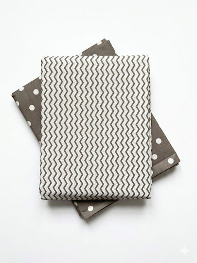 Super-Double Bed Sheets Set 4 Pieces 250x270cm Gray