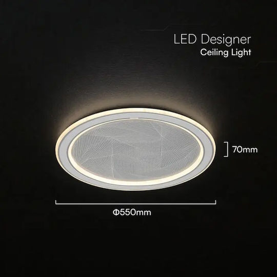 V-TAC Правоъгълен LED Панел 50W 55x7см
