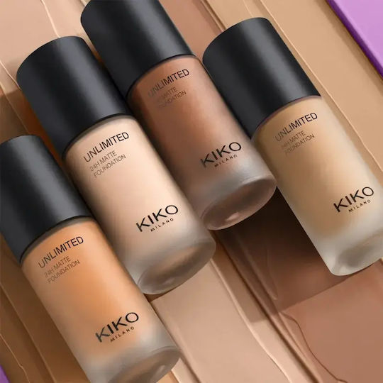 Kiko Milano Long-lasting Mattifying Liquid Foundation 30 30ml