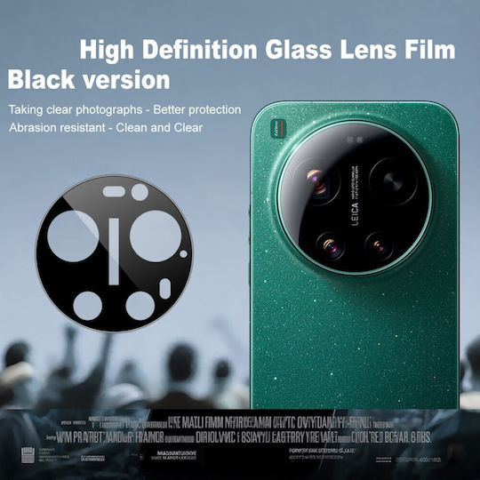 Imak Προστασία Κάμερας Tempered Glass Μαύρο για το Xiaomi 17 Ultra 5g