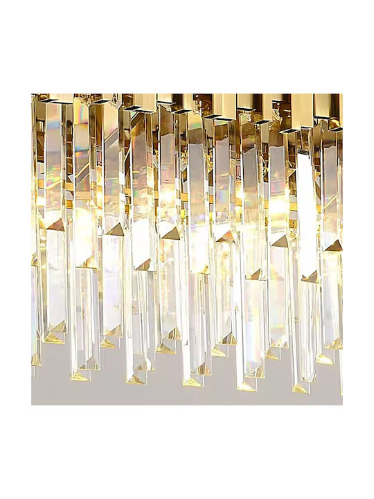 Home Lighting Majestic Ceiling Light Gold With E14 Socket 80x30x120cm