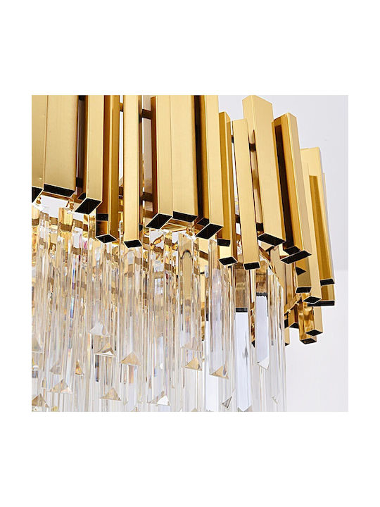 Home Lighting Majestic Ceiling Light Gold With E14 Socket 80x30x120cm