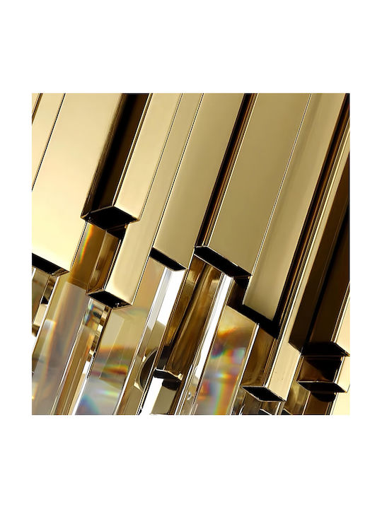 Home Lighting Majestic Ceiling Light Gold With E14 Socket 80x30x120cm
