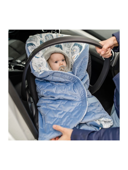 La Millou Swaddle and Cradle Blanket Thin Cotton Ecru 80x100cm