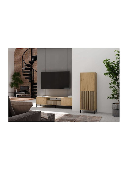 Kamaro Wohnzimmer Schrank aus Spanplatte Braune 53.5x40x146cm