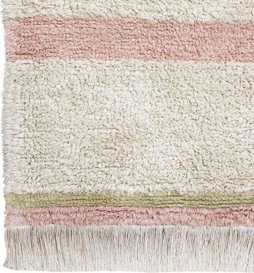 Lorena Canals Lanes Vintage Kinderteppich Rosa 90x130cm